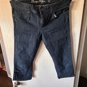 Tommy Hilfiger Women's Dark Indigo Cropped Jeans